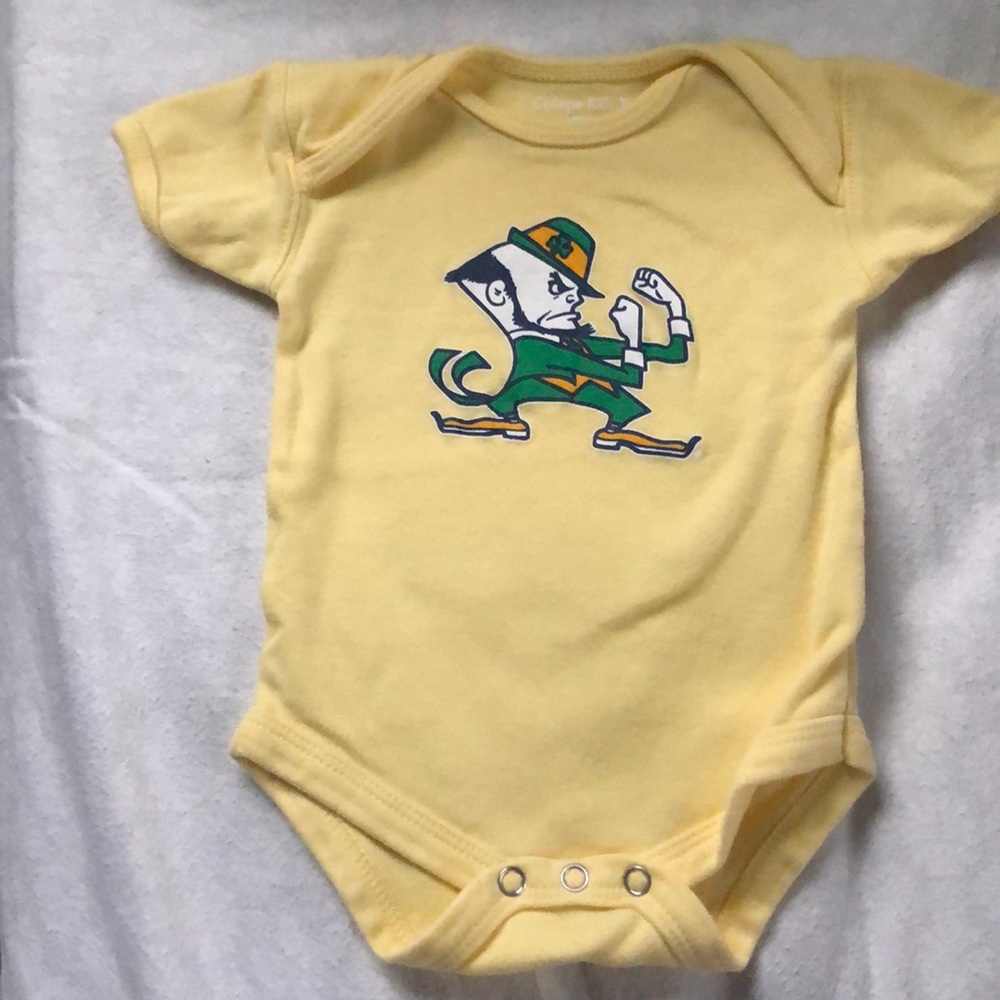 Notre Dame Fighting Irish onesie